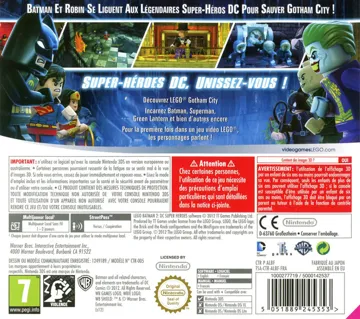 LEGO Batman 2 - DC Super Heroes (Europe) (En,Fr) box cover back